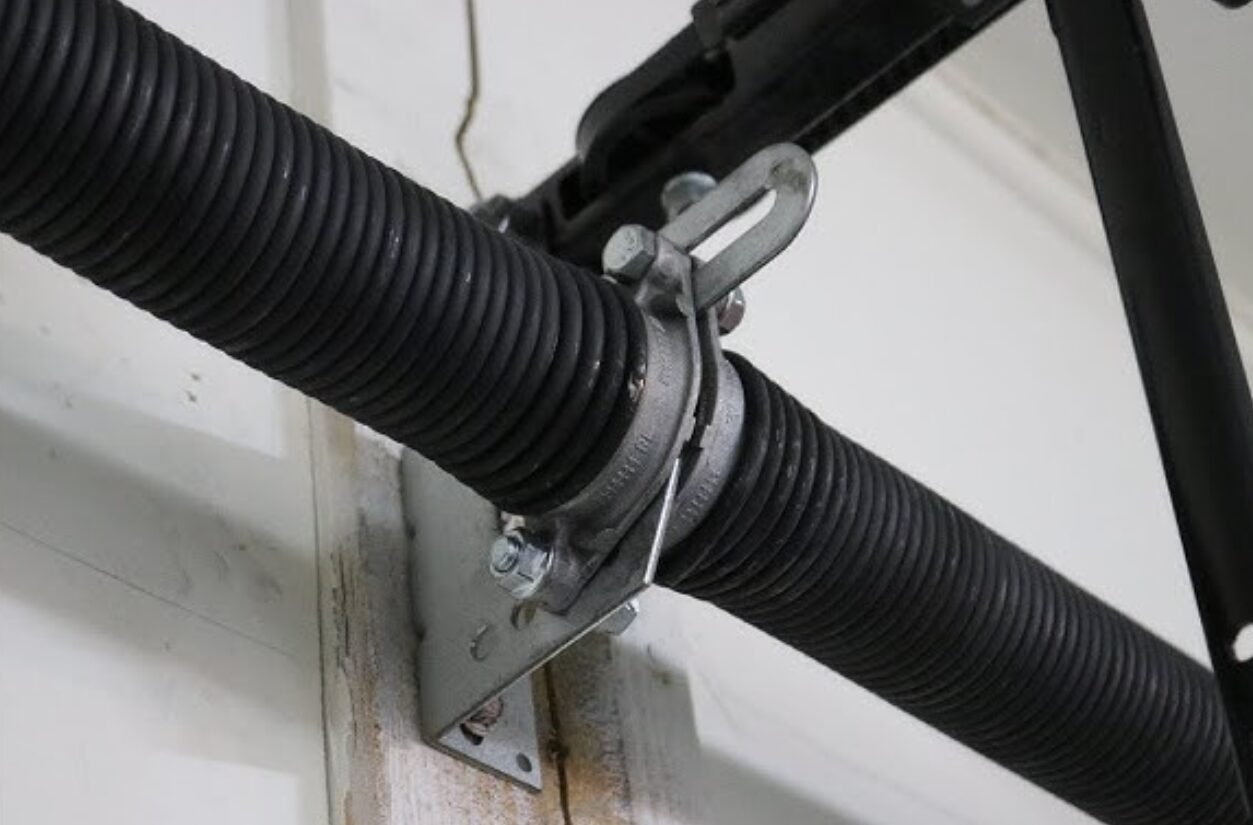 Professional garage door spring replacement service in Dublin, Ohio by Local Garage Door Repair - ensuring safe and efficient operation of residential garage doors.